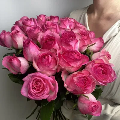 Кустовая пионовидная роза Пинк Бижу (Pink Bijoux) розового цвета | купить  недорого | доставка по Москве и области