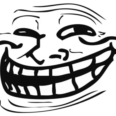 Trollface PNG transparent image download, size: 894x894px