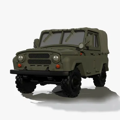 UAZ 469 1970 - 3D Model by podshyvalov