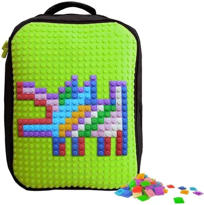 UPixel Pixel Kids Backpack Green - Wallets Brands