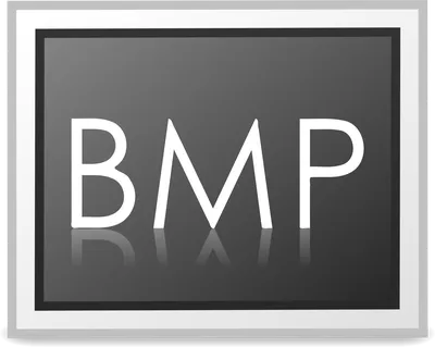 Bmp file format icon bitmap image extension Vector Image