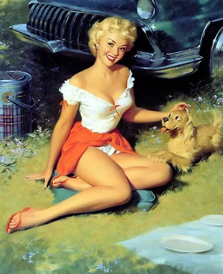 Художник Bill Medcalf (Билл Мэдкалф) | Стиль пин-ап (pin-up)