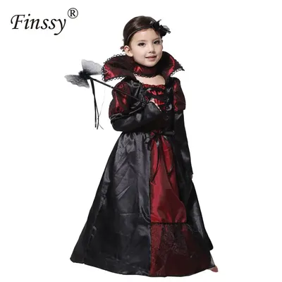 New Arrival Vampire Halloween Witch Costume For Kids Girls Print Wedding  Ghost Bride Costumes Party Dress - Buy New Arrival Vampire Halloween Witch  Costume For Kids Girls Print Wedding Ghost Bride Costumes