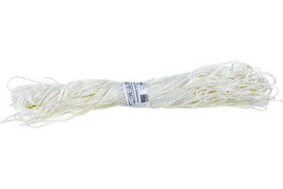 Крученая полиэфирная веревка Эбис, белая, моток, 3 мм х 100 м 70319 -  выгодная цена, отзывы, характеристики, фото - купить в Москве и РФ