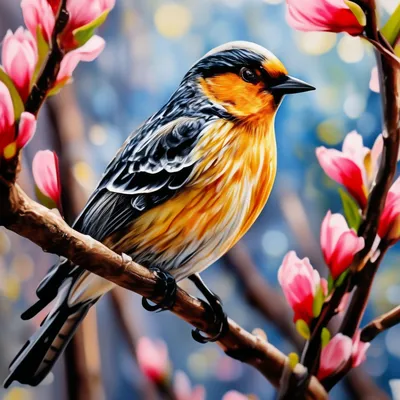 весна птицы иллюстрация вектора. иллюстрации насчитывающей сезон - 18951638