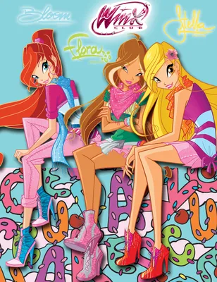 Flora musa and bloom | Winx club, Bloom winx club, Cartoon