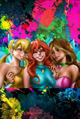 Official wallpaper Stella,Bloom,Flora Winx cowgirls - Winx Club wallpaper  (31136856) - fanpop