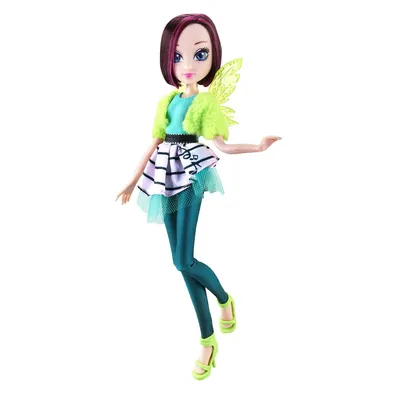 Шарнирная кукла Winx Club Bling the Wings. Флора, с крыльями и глиттером,  24 см | AliExpress