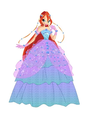 Коллекция артов Винкс в бальных платьях от Bloom2 | Winx club, Bloom winx  club, Disney dress up