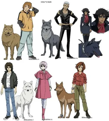 Wolf's Rain | Волчий дождь, Эскизы персонажей, Мультфильмы