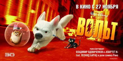 Фото Варежка - бездомная кошка из Нью-Йорка, мультик Bolt / Вольт