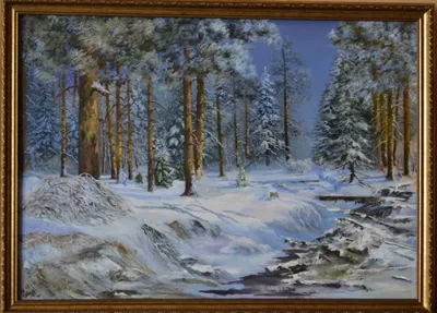 Владимир Абаимов | Времена года. Зима / The Seasons. Winter (2023) |  Available for Sale | Купить картину на ArtsLand