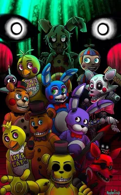 ВСЕ АНИМАТРОНИКИ ФНАФ 7 И СКРИМЕРЫ ИЗ ULTIMATE CUSTOM NIGHT ▻ FIVE NIGHTS  AT FREDDYS 7 - YouTube