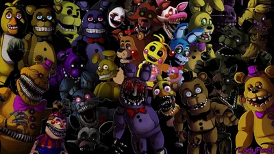 Персонажи Five Nights At Freddy's 1: обзор аниматроников