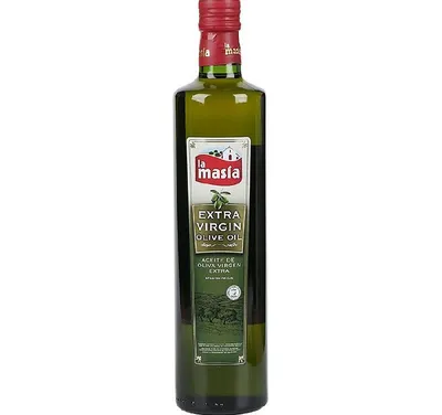 Масло оливковое нерафинированное высшего качества первого холодного отжима  750мл LA MASIA Испания, цена – купить с доставкой в официальном  интернет-магазине Мираторг