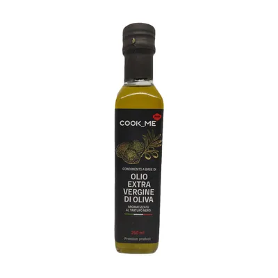 Оливковое масло \"Extra Virgin Olive Oil\" с черным трюфелем, высшего качества,  нерафин., ст/б, 250 мл, Cook_me, Италия – ImEx Trade