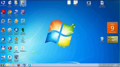 Рабочий стол Windows XP. - YouTube