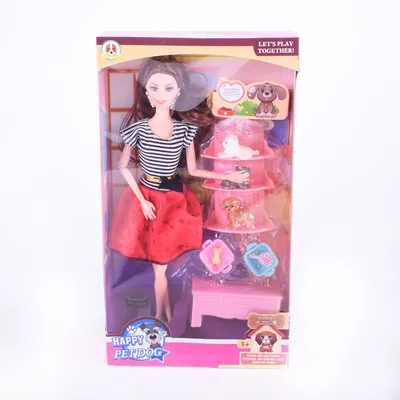 Интернет-магазин Хорошие Игрушки - Набор с шарнирной куклой mini doll ( зоомагазин)