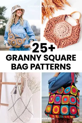 25+ Free Granny Square Bags Patterns - Sarah Maker