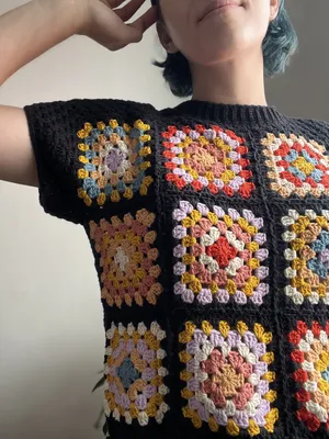 I Made This Pullover || Beginner-Friendly Granny Square Crochet PDF Pattern  — Just The Worsted | Modern Crochet Patterns | Free Tunisian Crochet and  Crochet Patterns