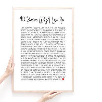 100 Reasons Why I Love You | The Ultimate Ideas List | Wattle Designs