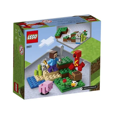 LEGO ЛЕГО Minecrаft Засада Крипера 21177 (72 деталей) BricksLife  (ID#1589329371), цена: 389 ₴, купить на Prom.ua