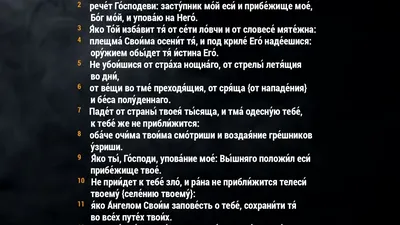 Господи Спаси и Сохрани on Instagram: \"90 псалом – мощнейшая молитва,  призванная защищать людей, живущих в крепкой вере от следующих несчастий:  любого вида зла; ударов судьбы; смертельной угрозы; зависти, наветов и  клеветы;