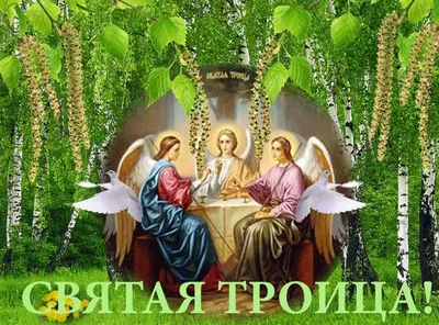 С Троицей открытки для православных и счастливые поздравления на 20 июня  2021 года