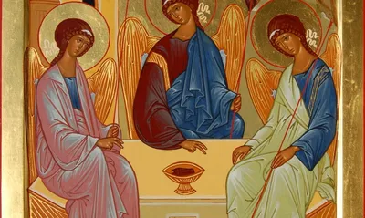 Образ Ветхозаветной Троицы из Покровского собора — Блог Исторического музея