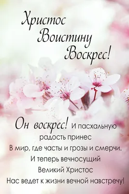 Христос воскрес!