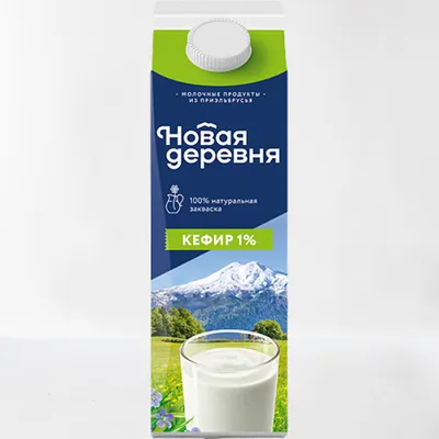 Кефир Новая деревня 1% 900г