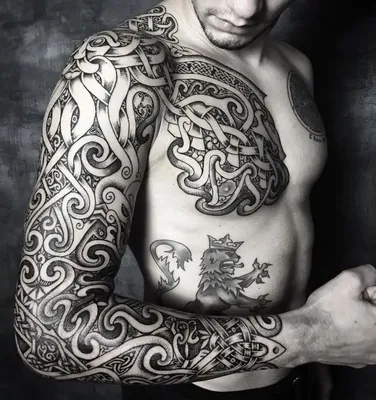 Кельтские тату на плечи - символика и значения - tattopic.ru