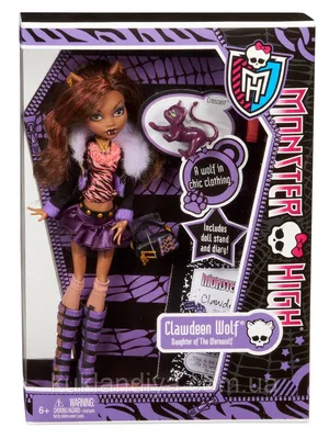 Обзор на Clawdeen Wolf Ghouls Rule Monster High (Клодин Вульф Гулс Рул  Школа Монстров) X3715 - YouTube