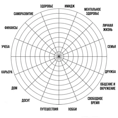 Колесо жизненного баланса