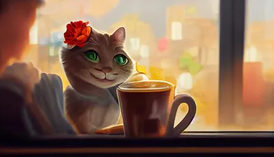 Кот с кофе на софе стоковое фото. изображение насчитывающей изолировано -  121129696