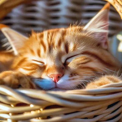 Тише мыши, котик спит! Stock Photo | Adobe Stock