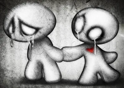 Рисунки карандашом про разбитую любовь (56 фото) 🔥 Прикольные картинки и  юмор