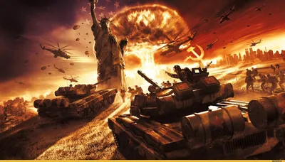 art :: красивые картинки :: СССР :: США :: война :: World in Conflict -  JoyReactor