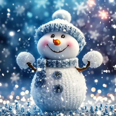 [71+] Красивые картинки снеговиков обои