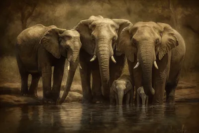 Сегодня Всемирный день слона, этот день призван привлечь внимание к  проблеме вымирания слонов на Зем / массовая гибель слонов :: слоны ::  Природа (красивые фото природы: моря, озера, леса) :: 2020 /