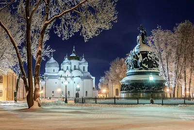 Красивые картинки зима в городе