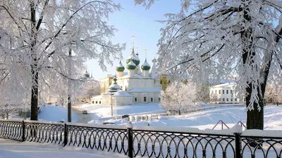 Красивая зима в городе - 59 фото