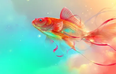 Океан и красивые рыбы гипер реализм…» — создано в Шедевруме