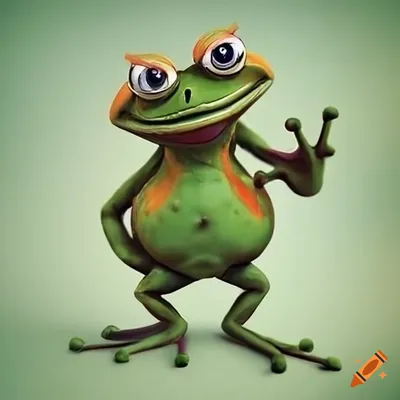 Crazy Frog Famous Clip Monster BIGGYMONKEY™ Sizes L (175-180CM)
