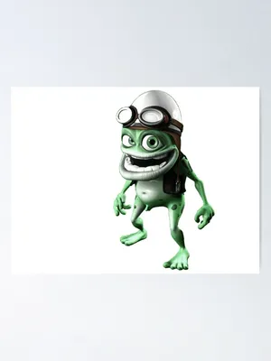 Green Crazy Frog\" Poster for Sale by Sp1leX | Redbubble