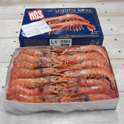 Северная креветка, 2,5 кг варено-мороженая, размер 90/120| Купить креветки  по выгодной цене в интернет-магазине морепродуктов seafood-shop.ru