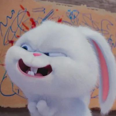 Кролик Снежок гуляет в парке осенью…» — создано в Шедевруме