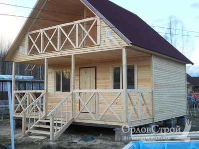 Проект одноэтажного дома с крыльцом 04-17 🏠 | СтройДизайн