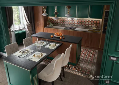 Кухня \"Кантри Прованс\" на заказ по цене от 48000 ₽/п.м. от производителя в  Москве - 100 Кухонь