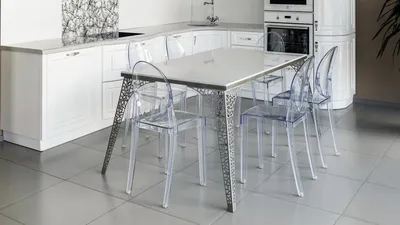 Кухонные столы для кухни LIGRON (стеклянные столы, из ламинта, кварцелана,  керамики, искусственного камня, из стекла с печатью) | LIGRON